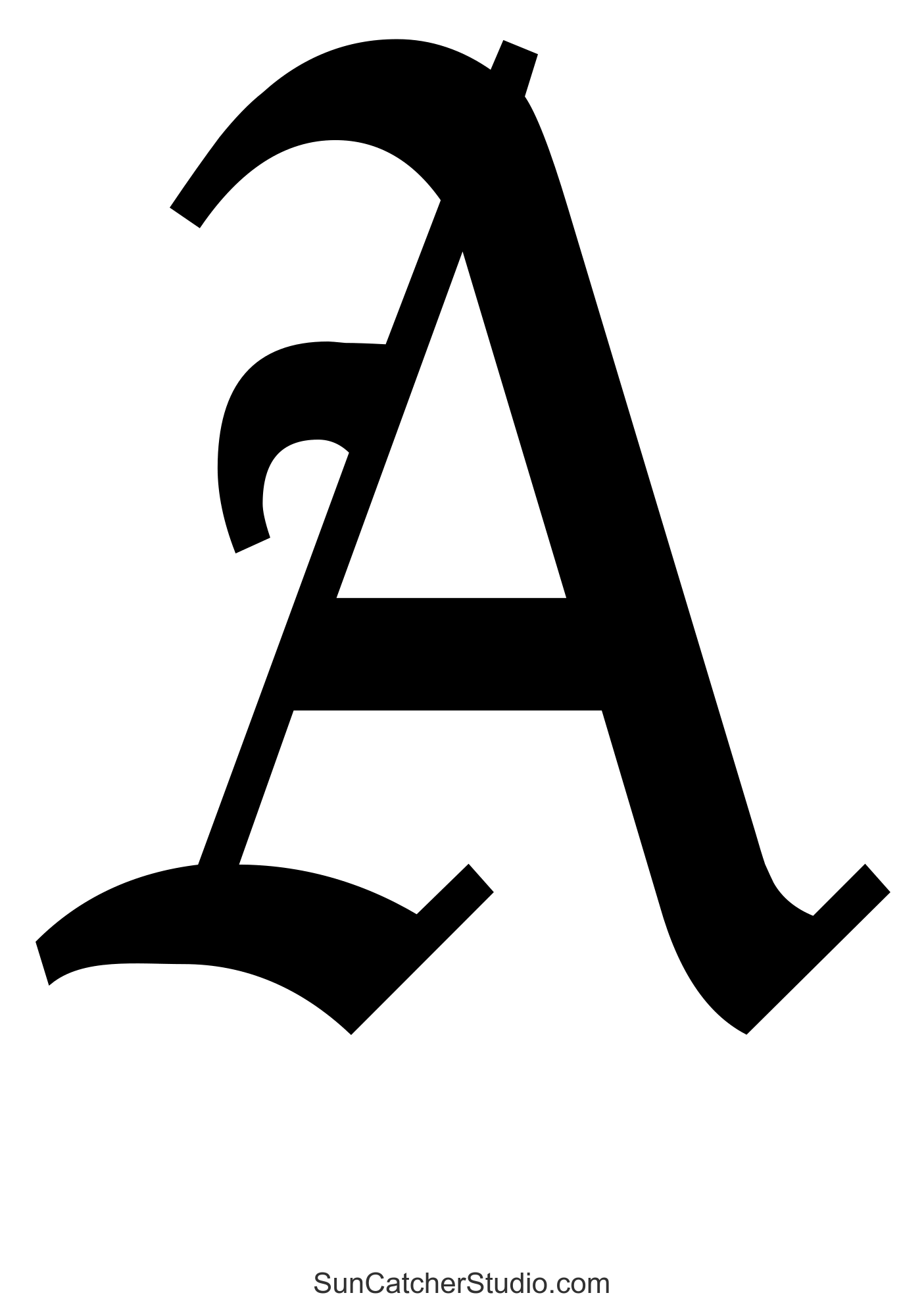 printable old english alphabet letters