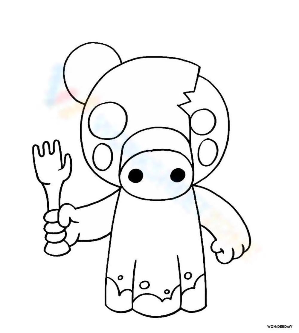 Piggy Coloring Pages Online And Printables 