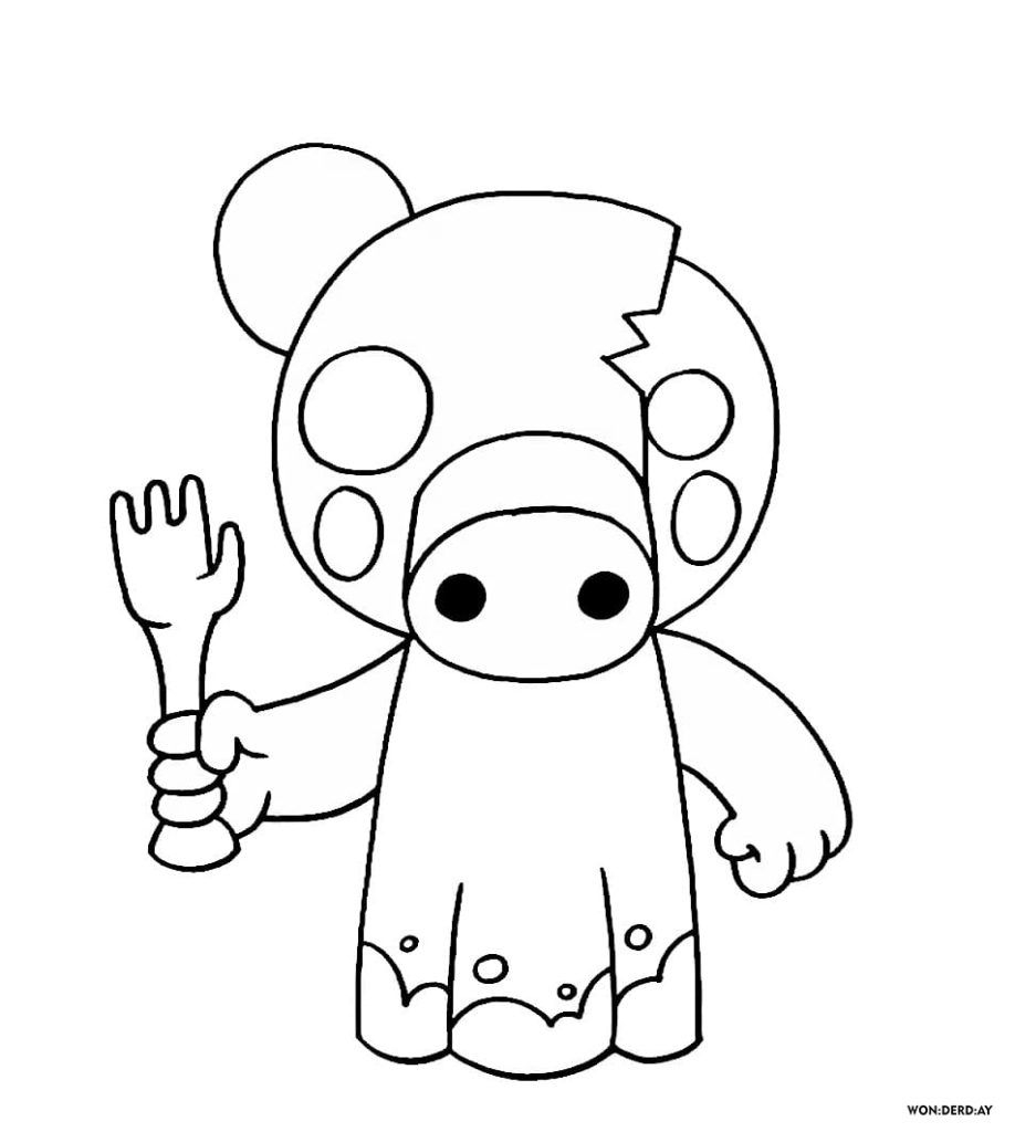 Piggy Coloring Pages Online And Printables 