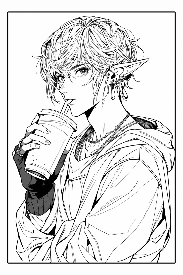 Pin By Elena On Lineart Manga Coloring Book People Coloring Pages Adult Coloring Designs
