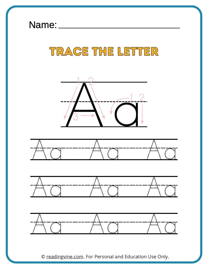 printable alphabet worksheets