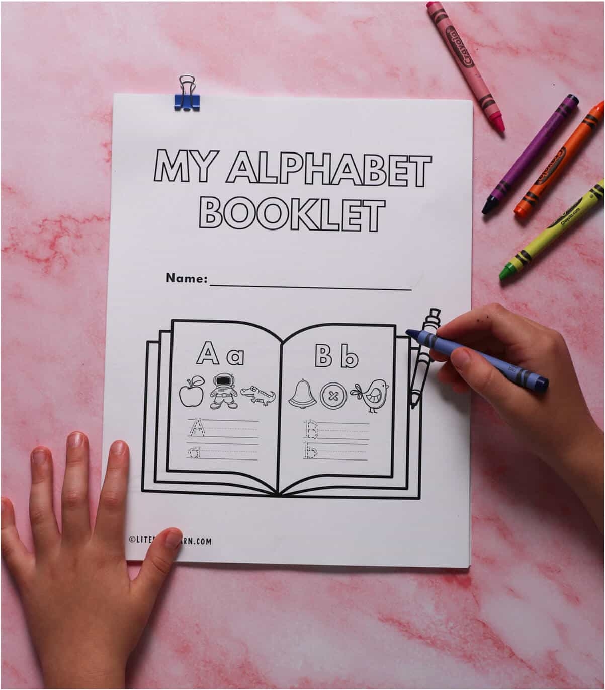 alphabet book printable