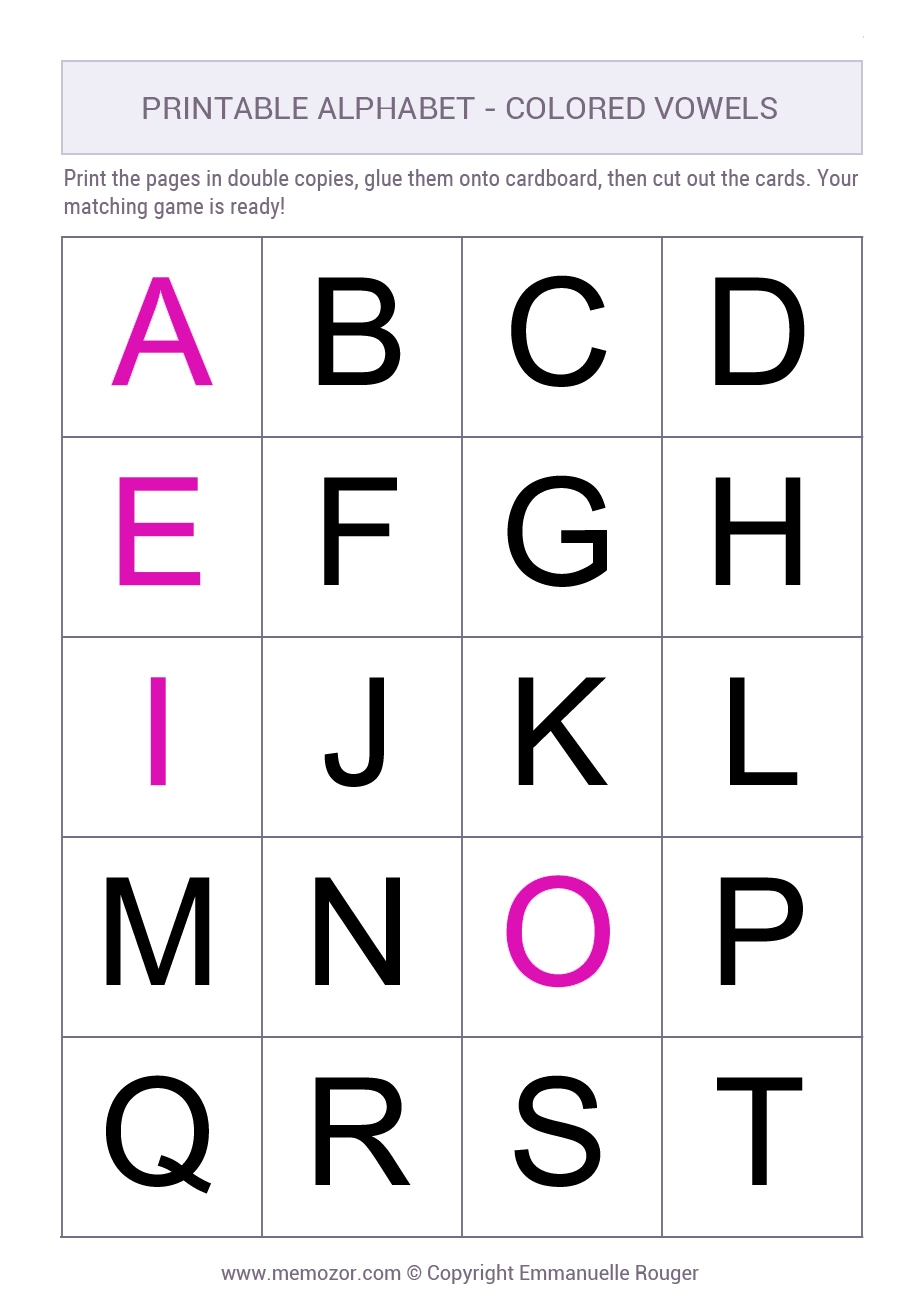 alphabet printable letters