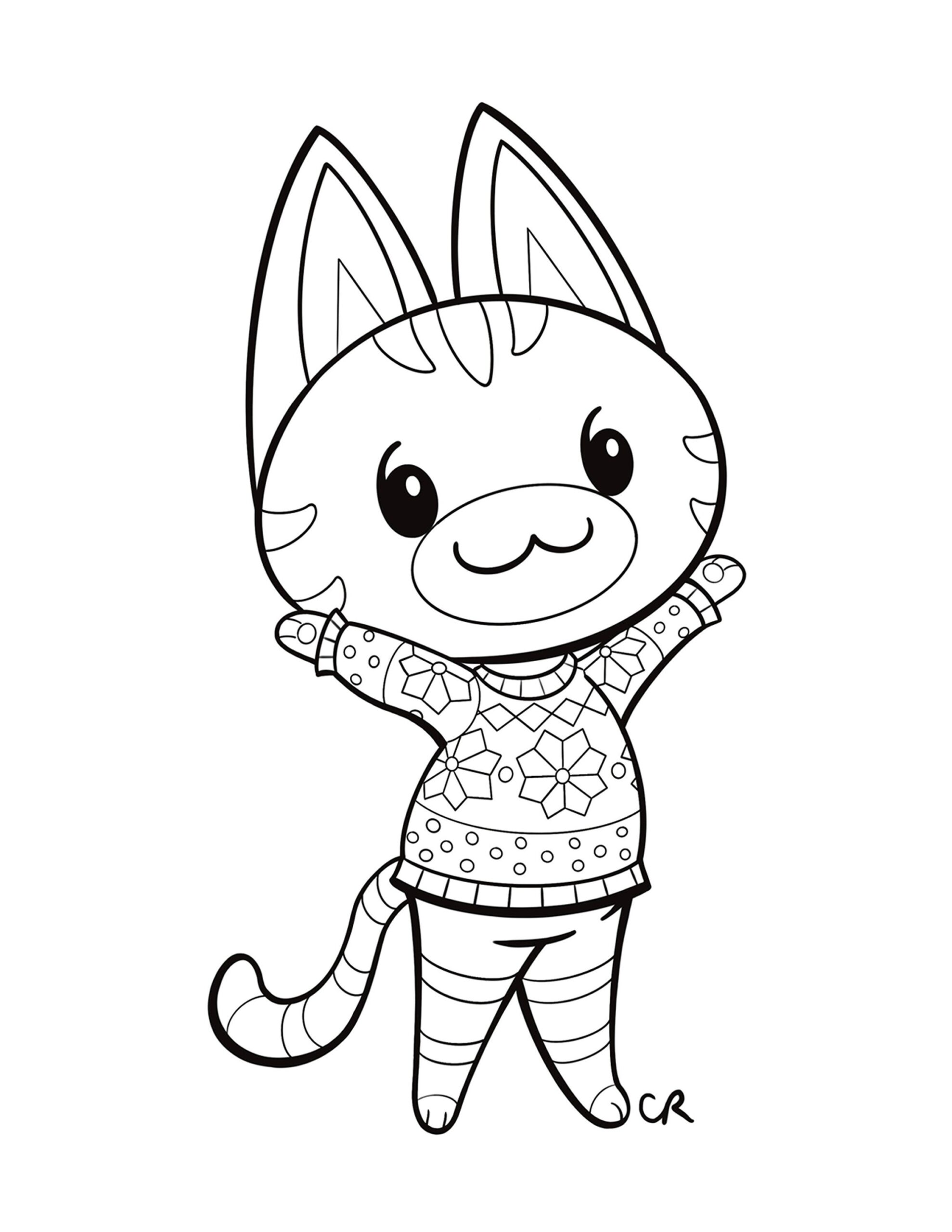 Printable Animal Crossing Coloring Pages Pack 2 Etsy