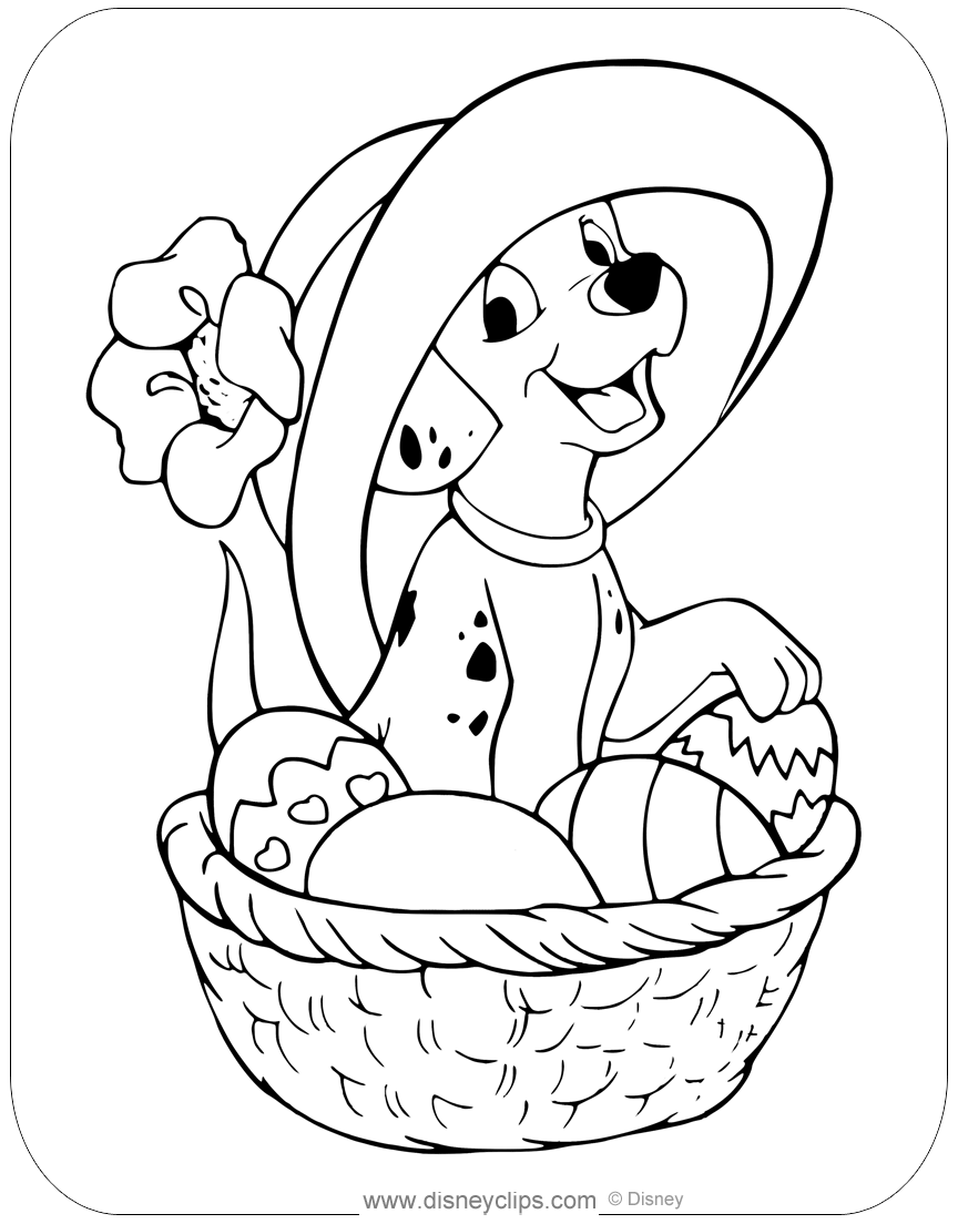 Printable Disney Easter Coloring Pages 5 Disneyclips