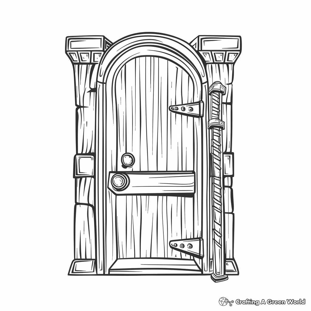 doors characters coloring pages