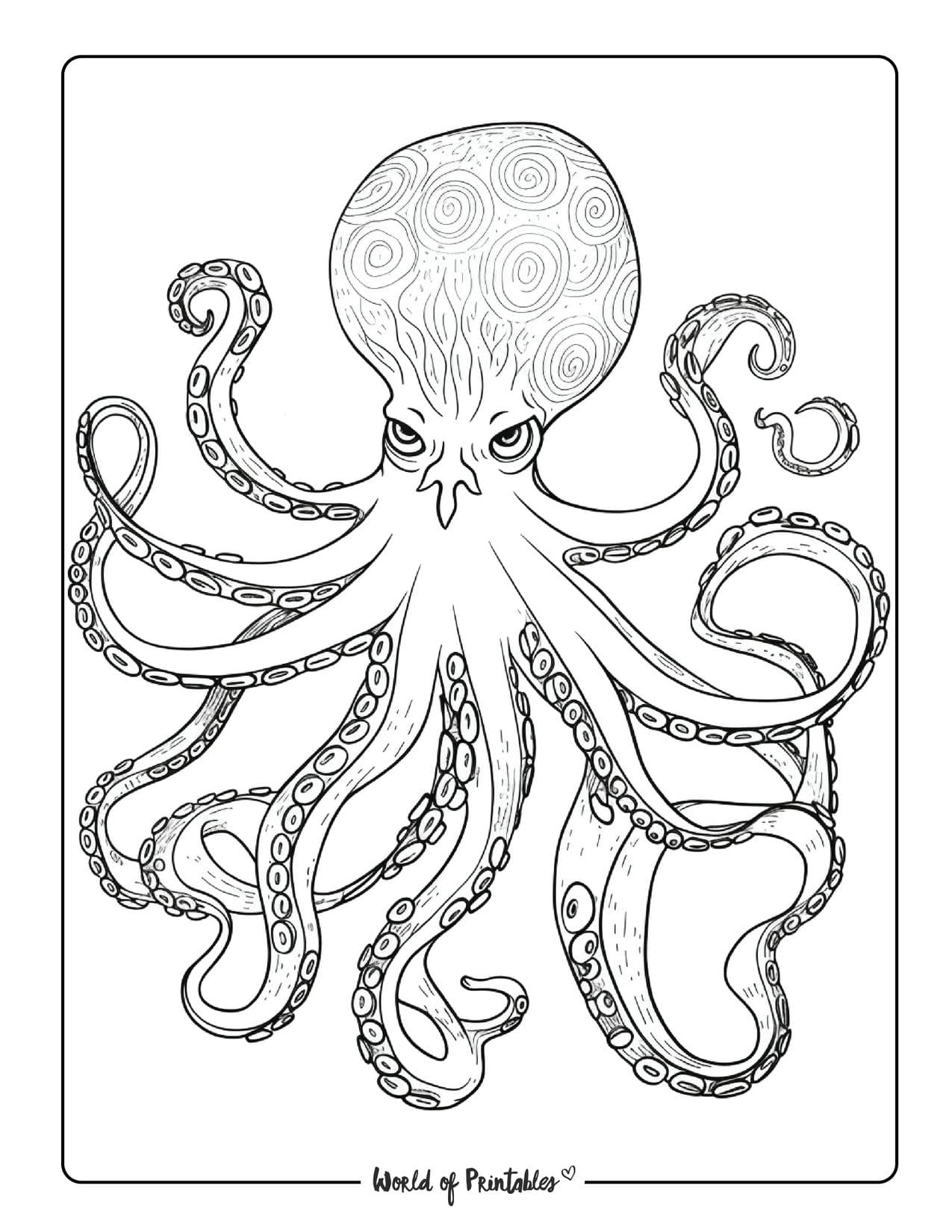 Sea Animal Coloring Pages For Kids Adults World Of Printables Sea Animal Coloring Pages For Kids Adults World Of Printables