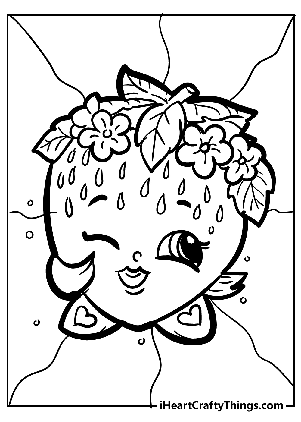 shopkins characters coloring pages