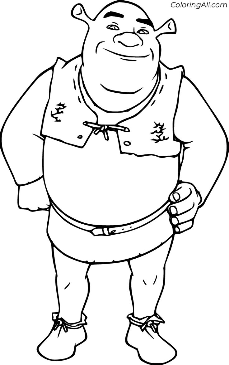 Shrek Coloring Pages