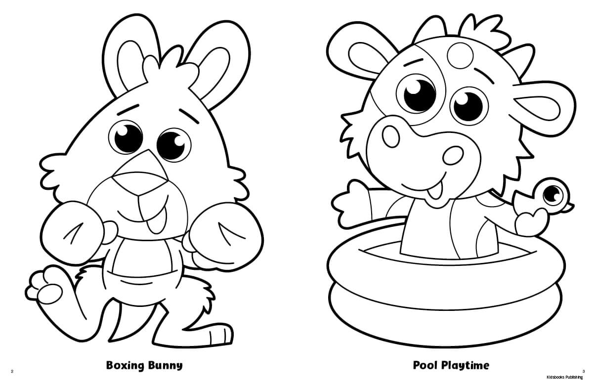 Silly Animals Coloring Book Kidsbooks Publishing