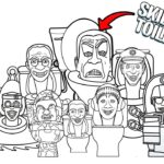 SKIBIDI TOILET Skibidi Toilet 1 52 Episode Coloring Pages How To Color NCS YouTube