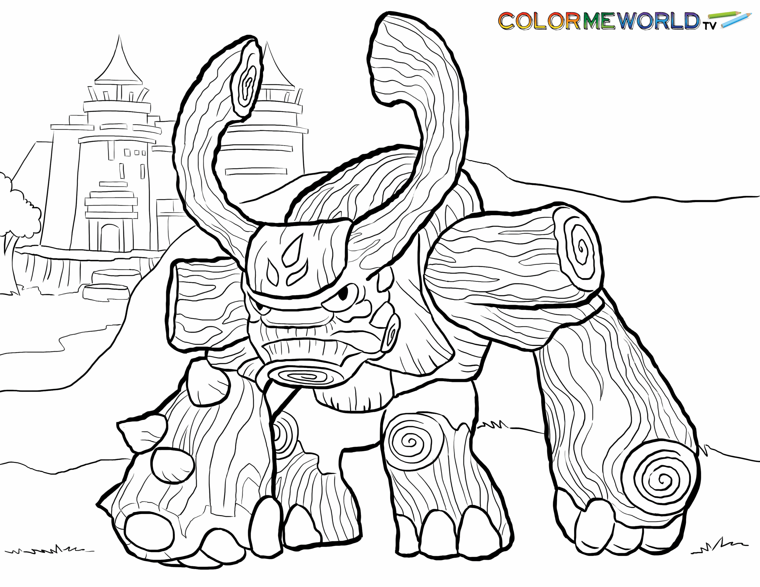  Skylanders Coloring Pages Books 100 FREE And Printable 