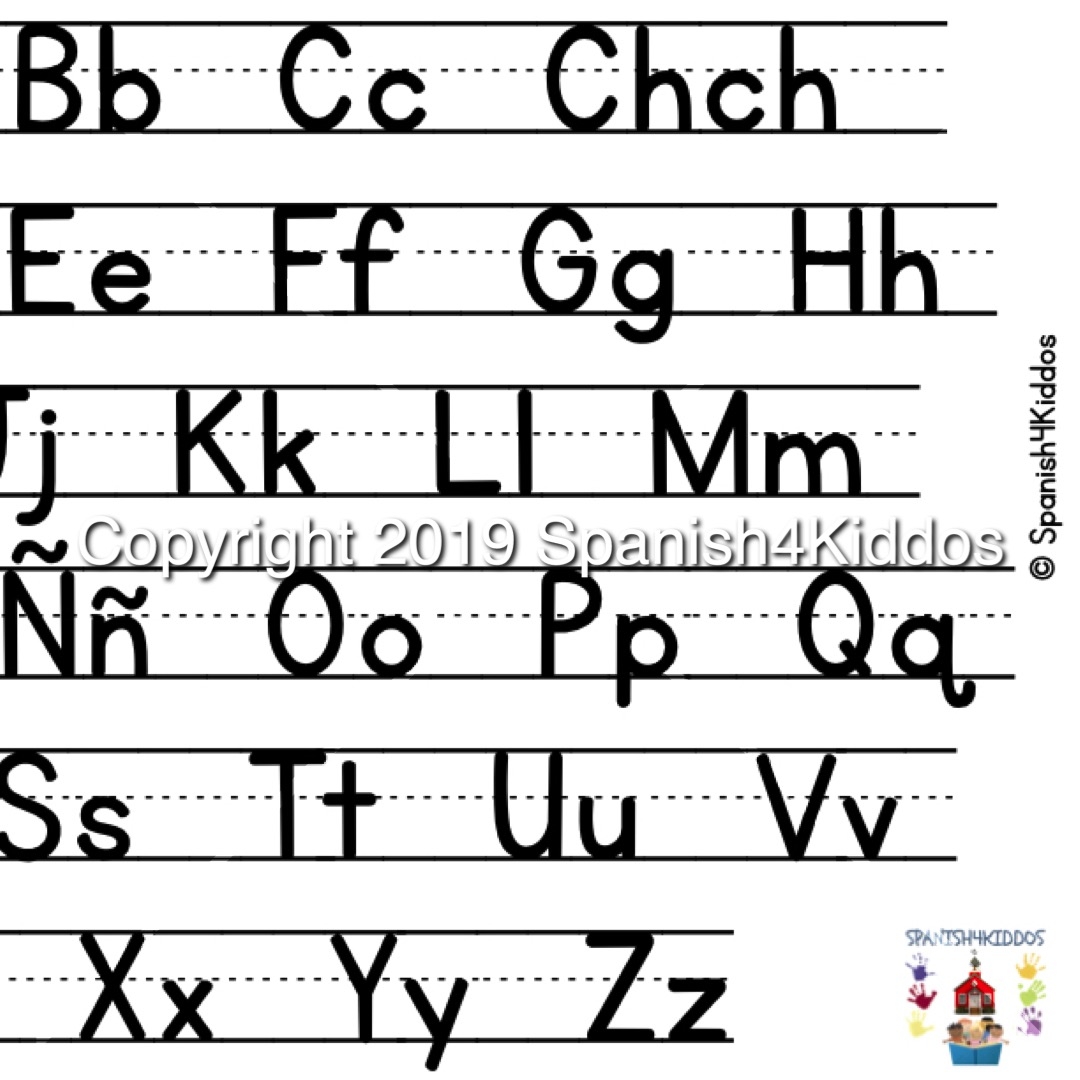 printable spanish alphabet
