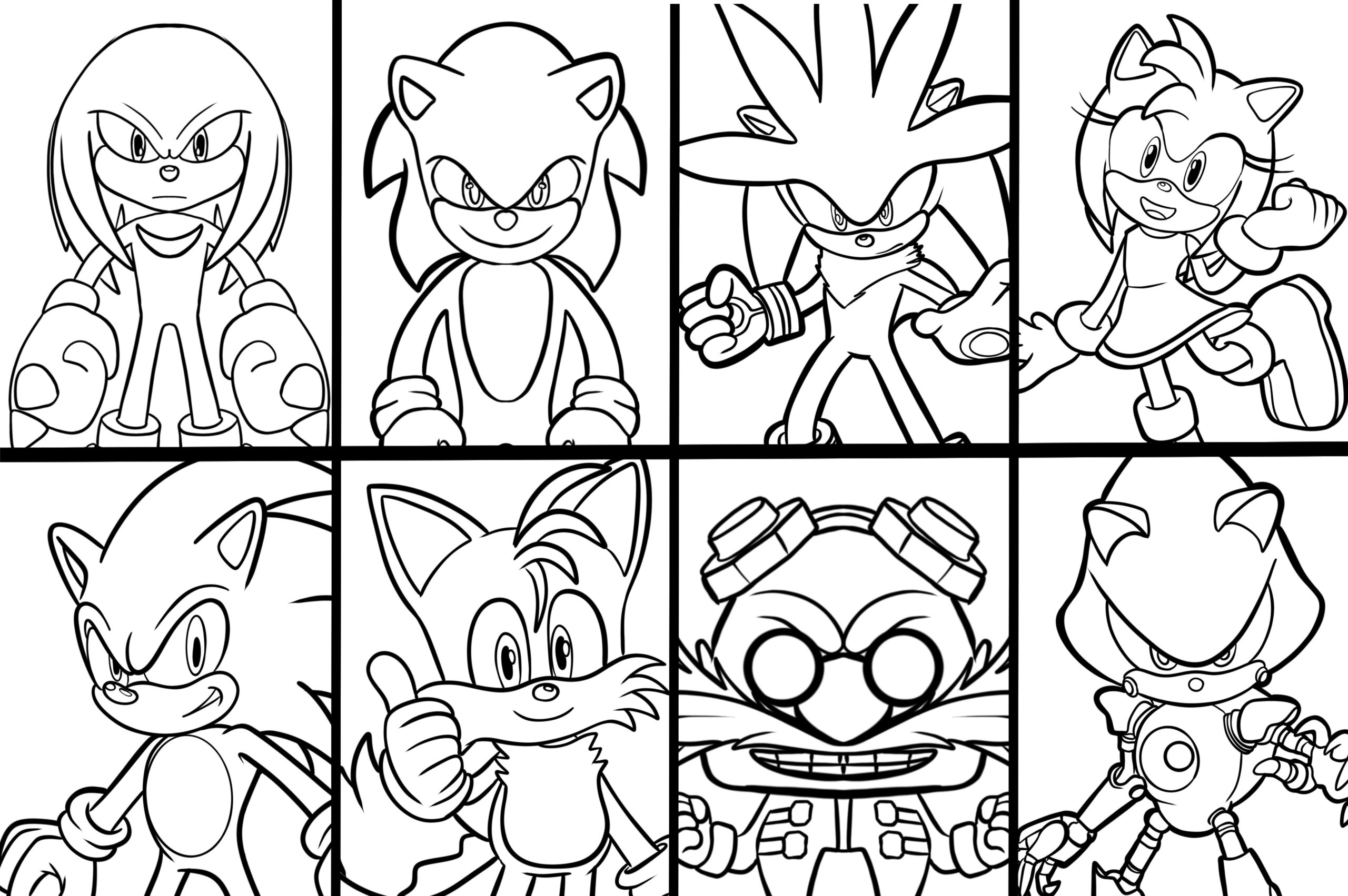 Super Sonic Coloring Pages
