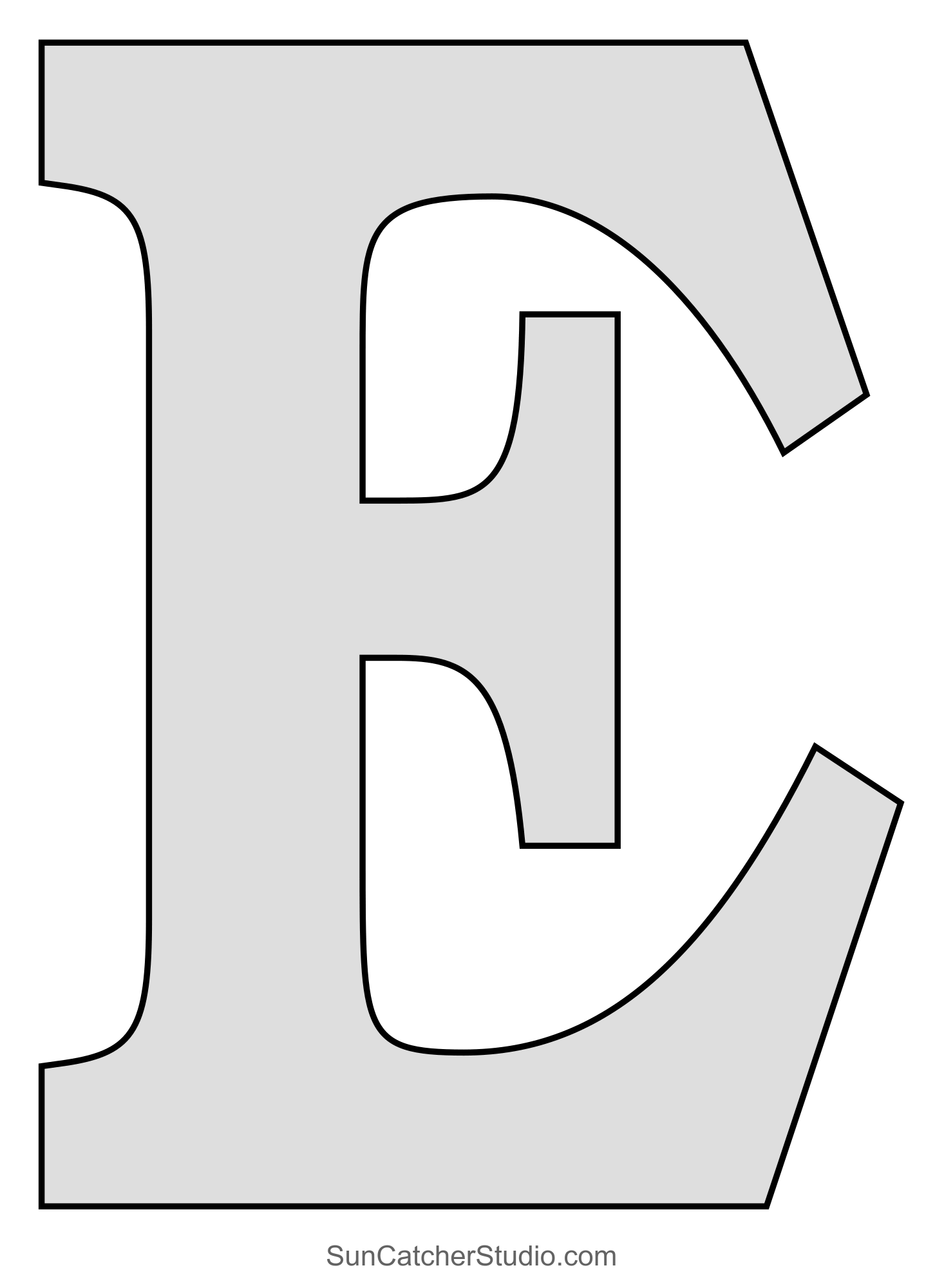 printable giant alphabet letters