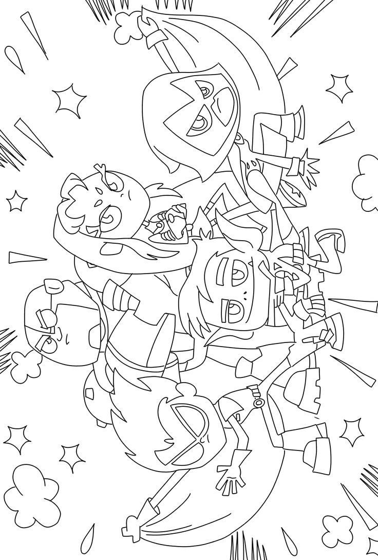 Teen Titans Go Coloring Pages For Kids