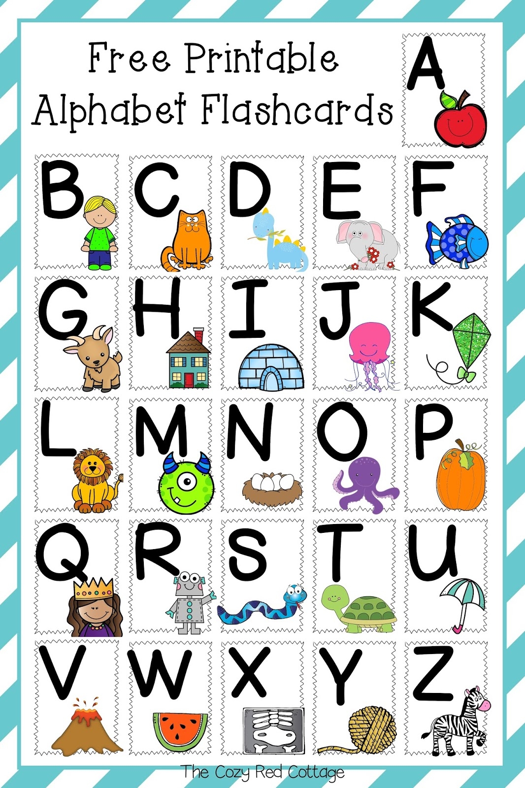 printable pictures of the alphabet