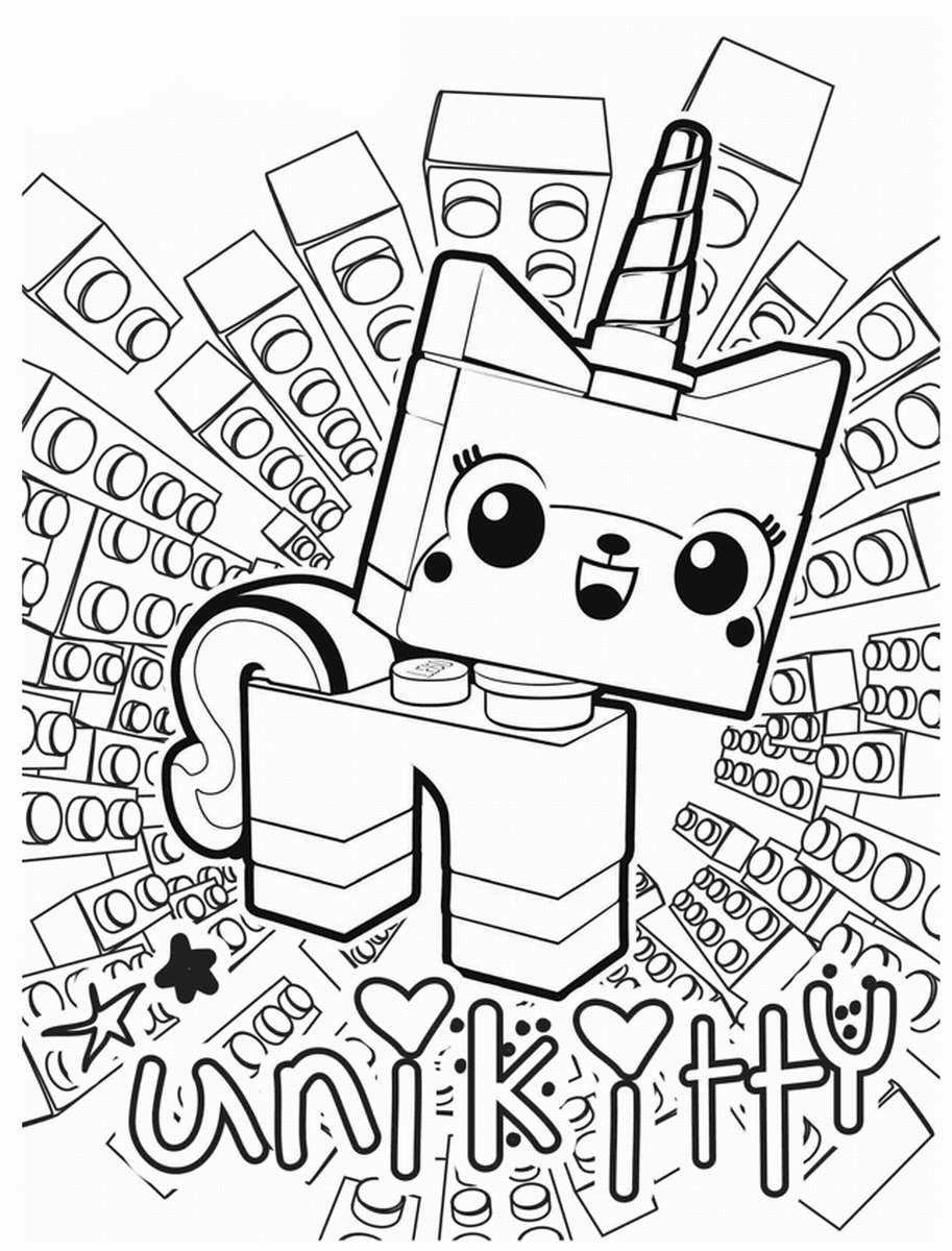 lego movie characters coloring pages