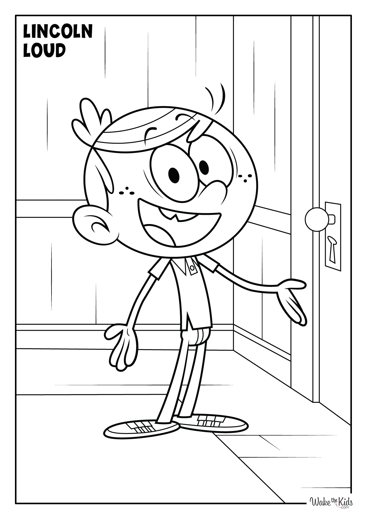 loud house characters coloring pages