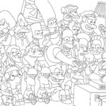 The Simpsons Coloring Pages Cartoon Couples PDF PNG Etsy