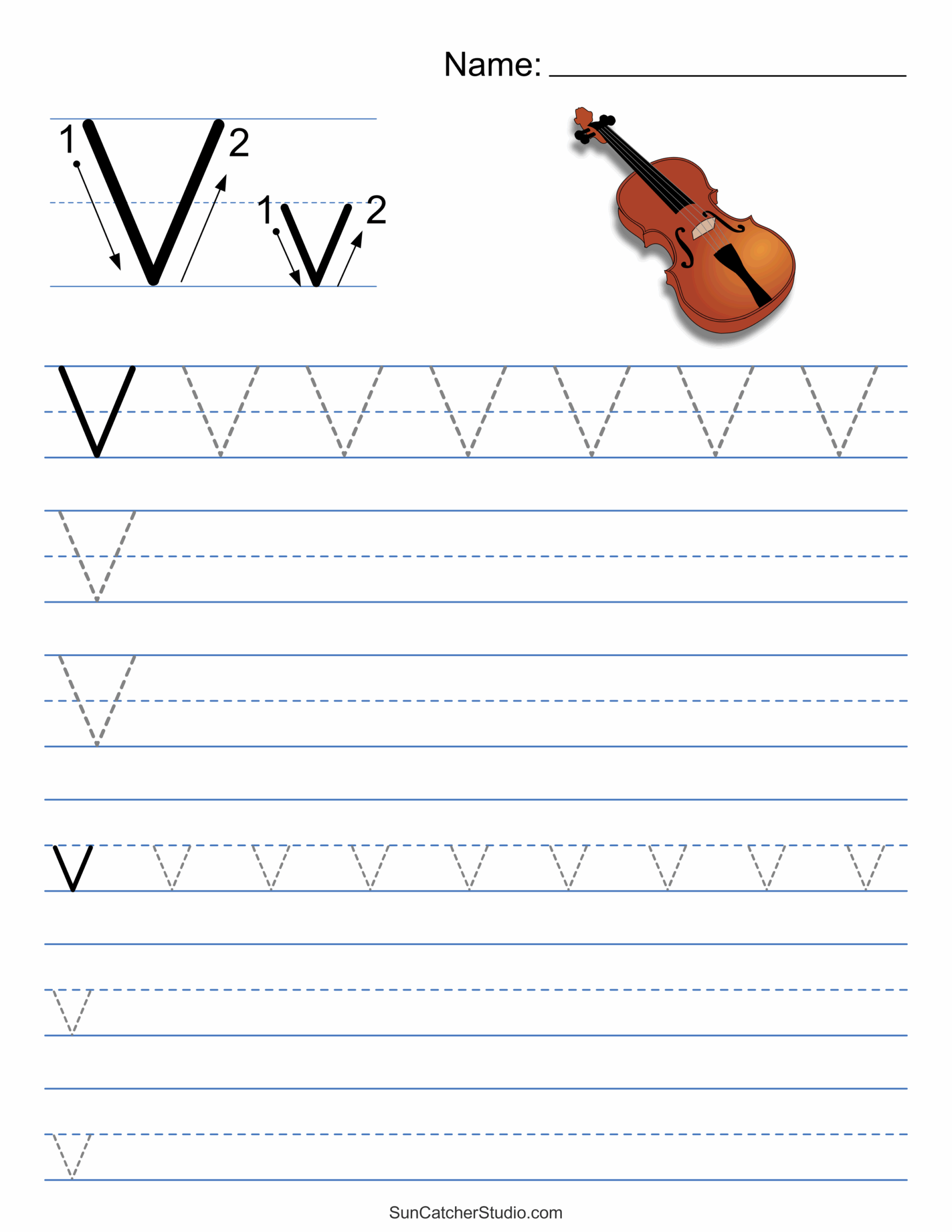 Tracing Alphabet Letters Printable Handwriting Worksheets Free Printables Monograms Design Tools Patterns DIY Projects