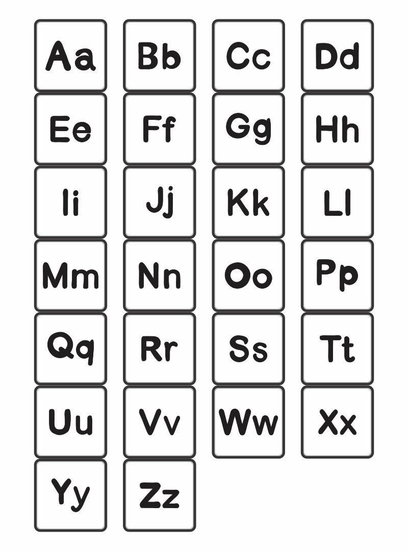 Upper And Lowercase Alphabet 14 Free PDF Printables Printablee