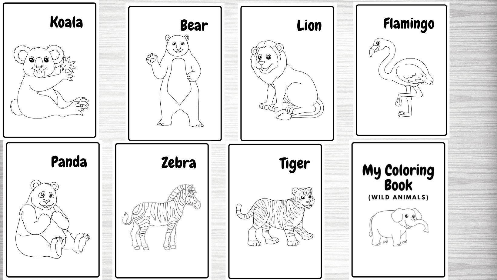 Wild Animal Coloring Pages 13 Printable Wild Animal Coloring Pages For Kids Zoo Animal Birthday Party Activity Instant Download Etsy Wild Animal Coloring Pages 13 Printable Wild Animal Coloring Pages For Kids Zoo Animal Birthday Party Activity Instant Download Etsy