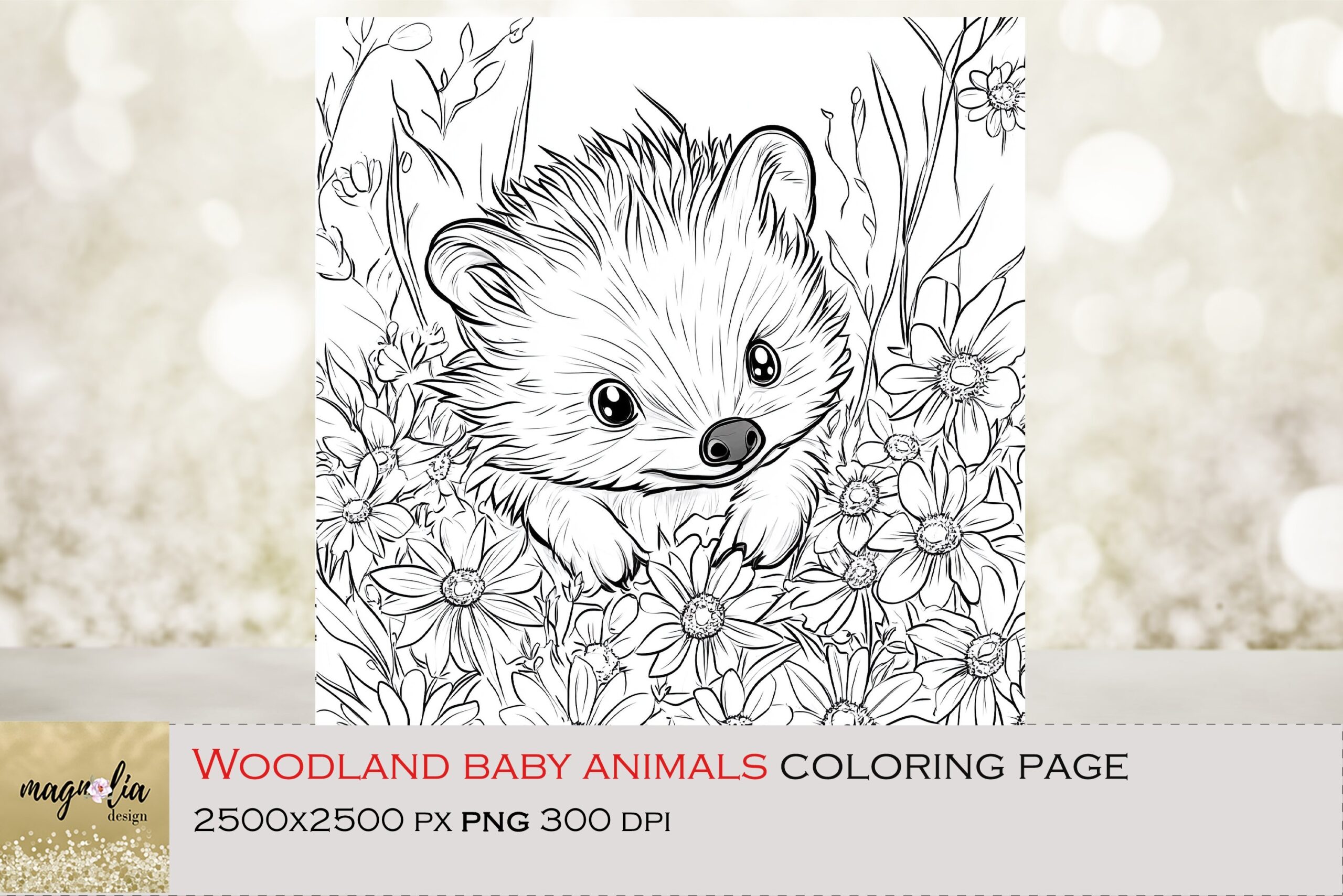 animal coloring page